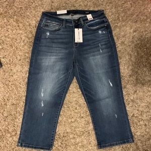 Judy Blue Capri Fit High Waisted Jeans